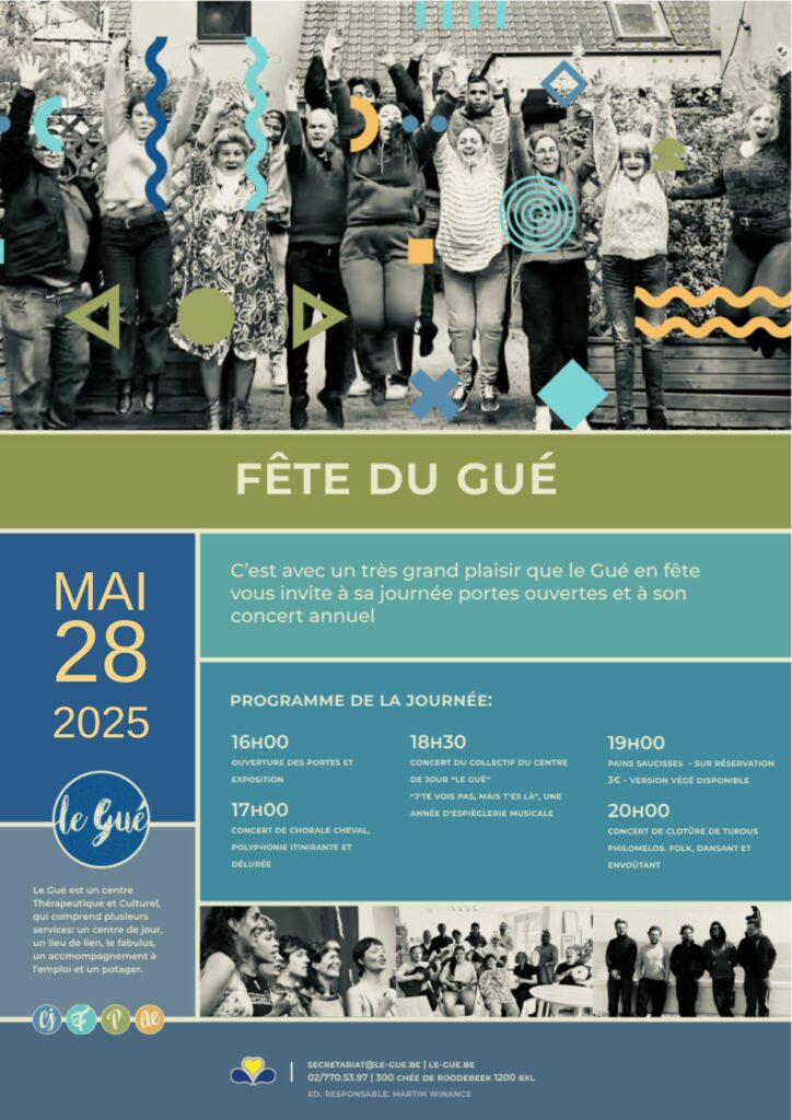 visuel de l'affiche de la fête du gué